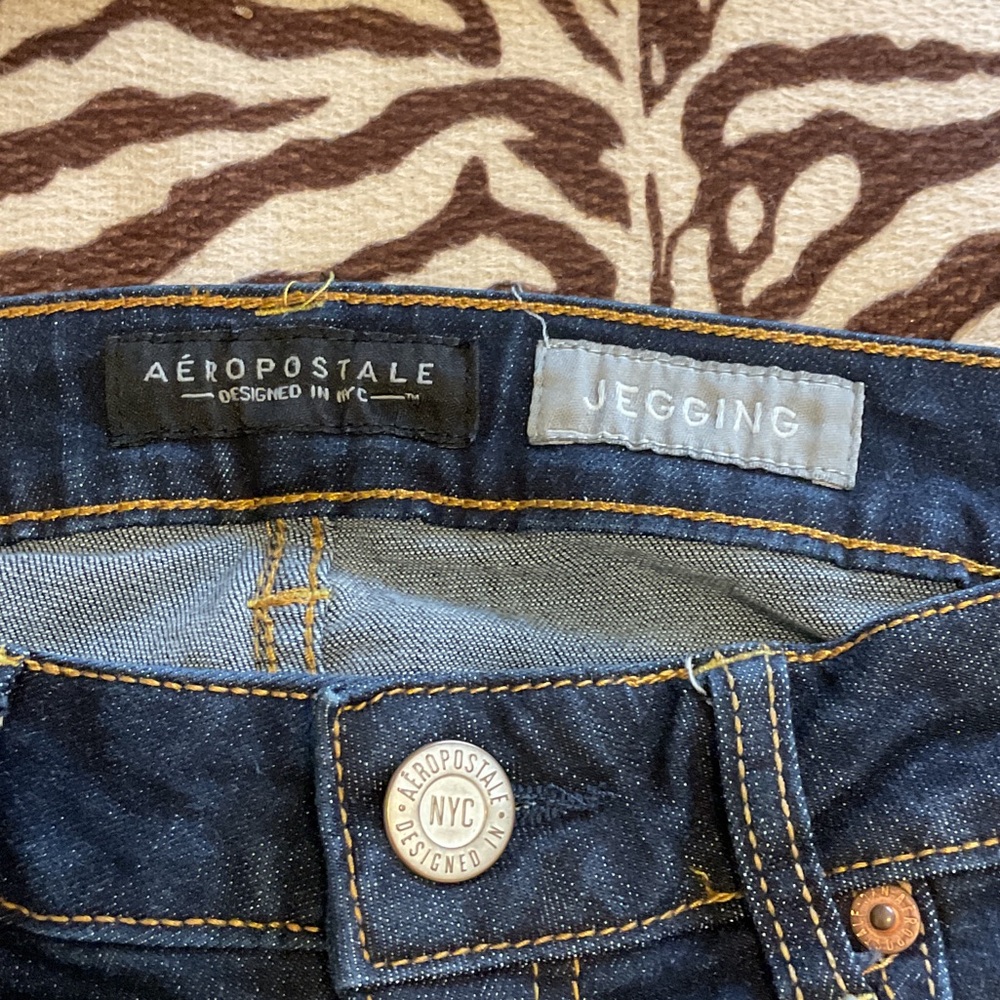 Aeropostale Women's Deep Indigo Skinny Jeans, size 6, perfect new condition. - Picture 9 of 10